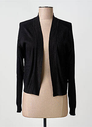 Gilet manches longues col châle noir DIANE LAURY femme