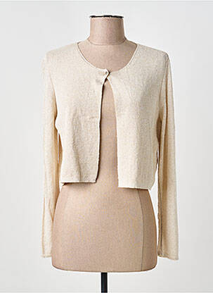 Gilet manches longues stretch beige I.ODENA femme