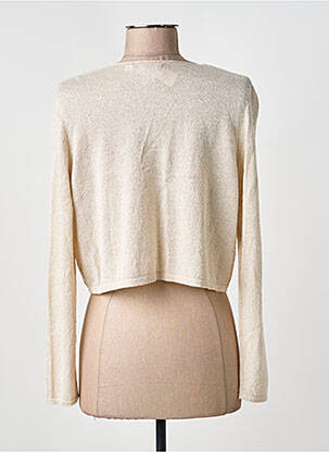 Gilet manches longues stretch beige I.ODENA femme