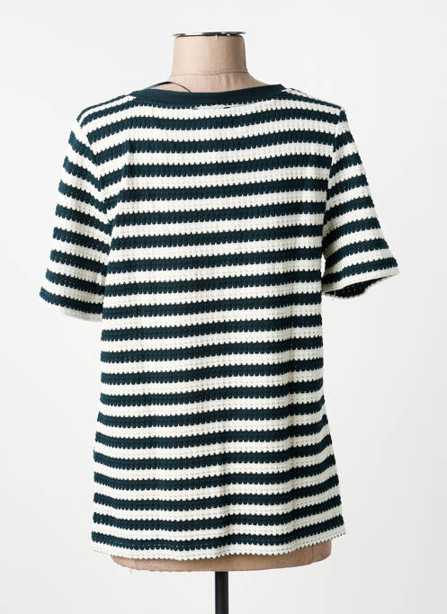 Top stretch manches courtes vert STREET ONE femme