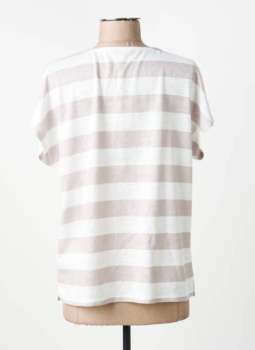 Top stretch manches courtes gris STREET ONE femme