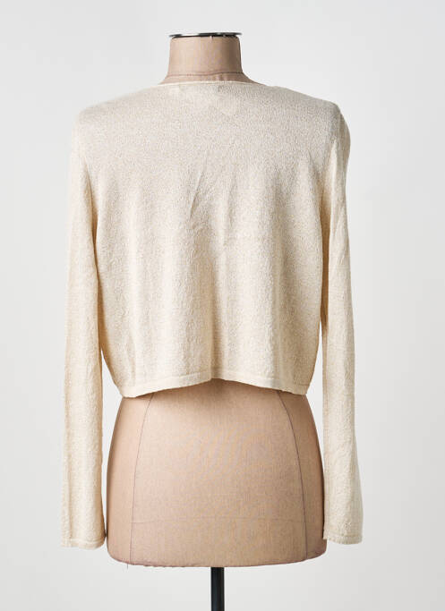 Gilet manches longues stretch beige I.ODENA femme