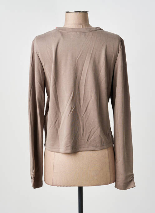 Gilet manches longues stretch gris STREET ONE femme