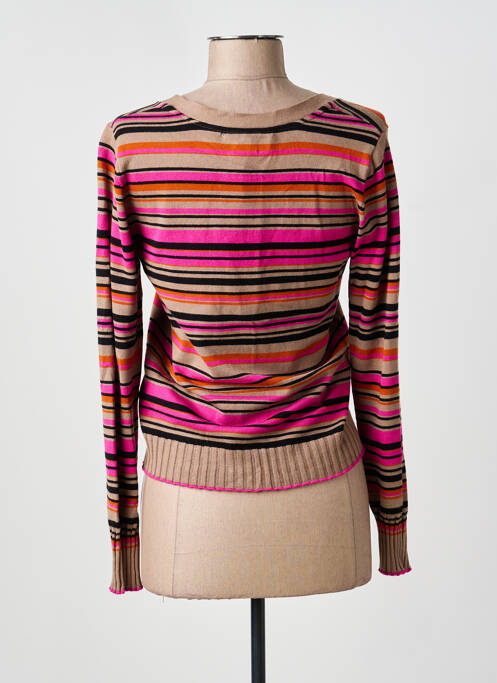 Gilet manches longues marron CREAM femme