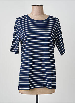 T-shirt stretch manches courtes bleu CECIL femme