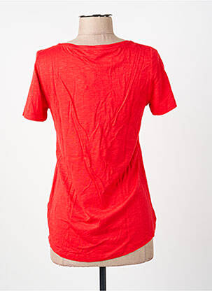 T-shirt stretch manches courtes rouge STREET ONE femme