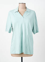 Polo stretch manches courtes vert clair CECIL femme