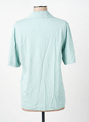 Polo stretch manches courtes vert clair CECIL femme