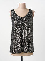 Top coupe fluide sans manche argent STREET ONE femme