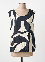Top imprimé fantaisie sans manche noir STREET ONE femme