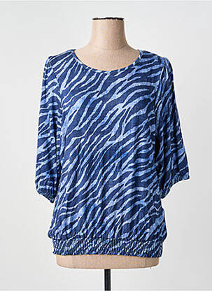Blouse bleu GEISHA femme