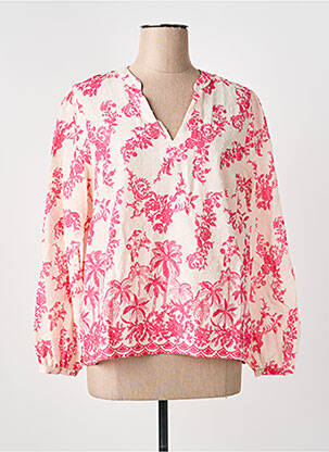 Blouse rose JULIE GUERLANDE femme
