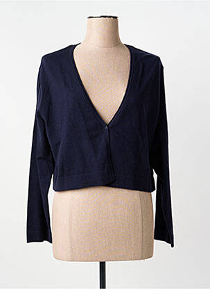 Gilet manches longues bleu STREET ONE femme