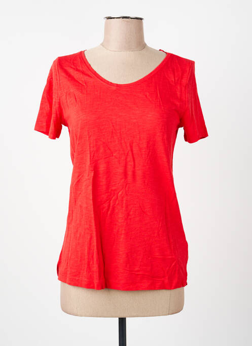 T-shirt stretch manches courtes rouge STREET ONE femme