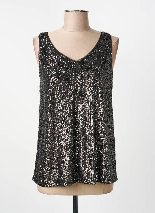 Top coupe fluide sans manche argent STREET ONE femme