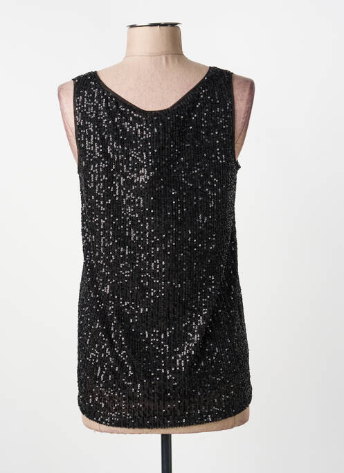 Top coupe fluide sans manche noir STREET ONE femme