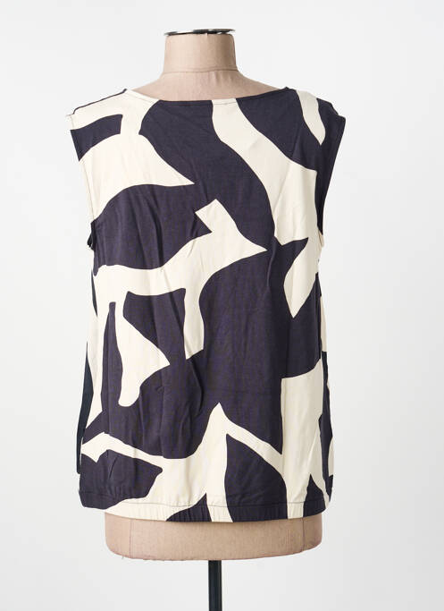 Top imprimé fantaisie sans manche noir STREET ONE femme