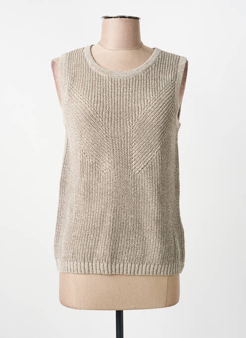 Top stretch sans manche or STREET ONE femme