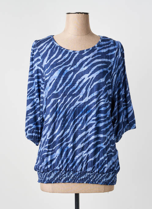 Blouse bleu GEISHA femme