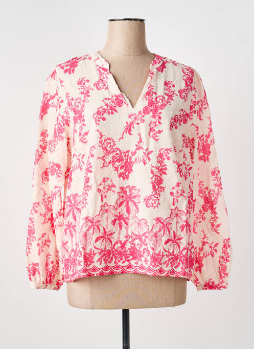 Blouse rose JULIE GUERLANDE femme