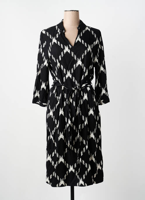 Robe mi-longue noir STREET ONE femme