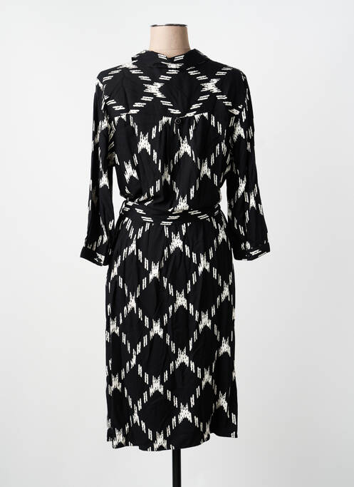 Robe mi-longue noir STREET ONE femme