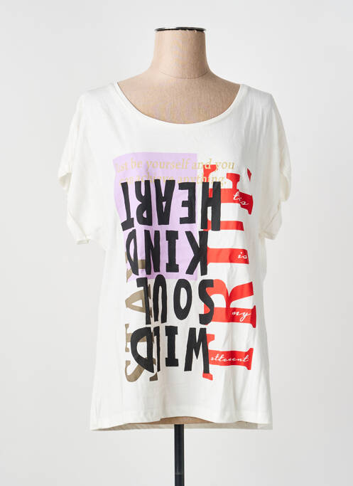 T-shirt beige CREAM femme