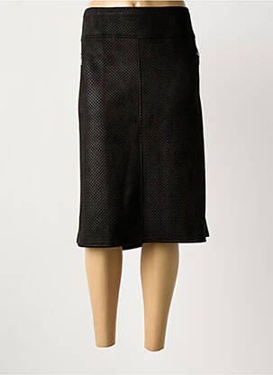 Jupe mi-longue stretch noir DIANE LAURY femme