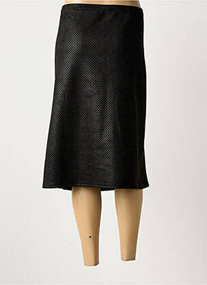 Jupe mi-longue coupe droite noir DIANE LAURY femme