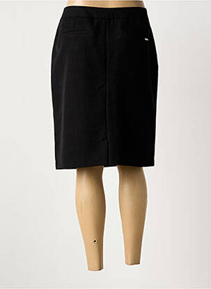Jupe mi-longue taille à pinces noir JULIE GUERLANDE femme