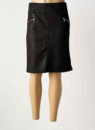 Jupe mi-longue coupe droite noir DIANE LAURY femme