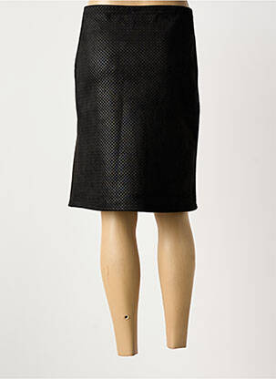 Jupe mi-longue coupe droite noir DIANE LAURY femme