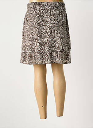 Jupe courte doublure marron STREET ONE femme