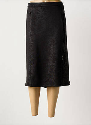 Jupe mi-longue gris GUY DUBOUIS femme