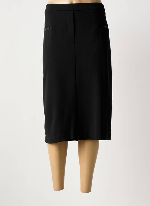 Jupe longue tissage crêpe noir DIANE LAURY femme