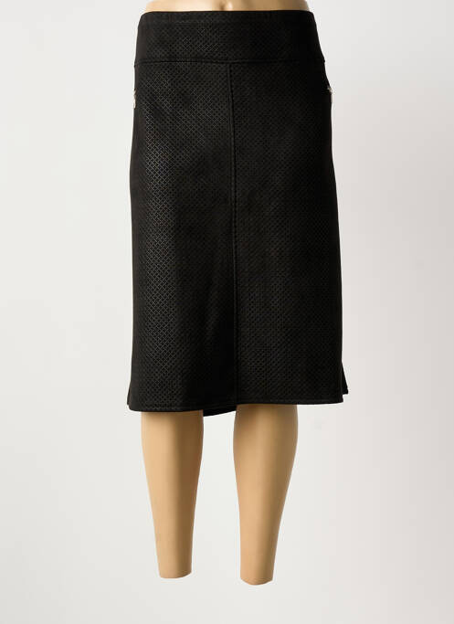 Jupe mi-longue stretch noir DIANE LAURY femme