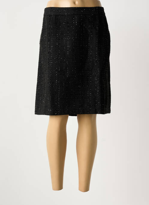 Jupe mi-longue taille à pinces noir CREAM femme