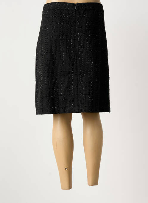 Jupe mi-longue taille à pinces noir CREAM femme