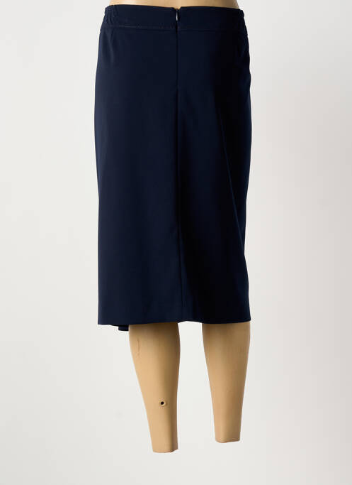 Jupe mi-longue bleu GUY DUBOUIS femme