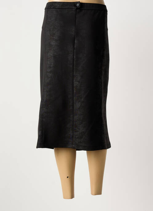 Jupe mi-longue gris GUY DUBOUIS femme