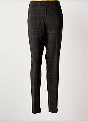 Pantalon slim taille élastique taille normale noir GUY DUBOUIS femme