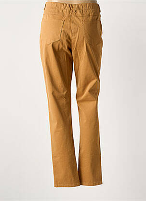Pantalon droit stretch taille normale marron GUY DUBOUIS femme