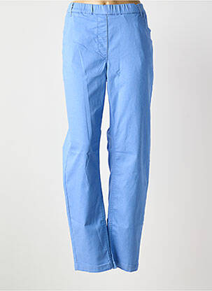 Pantalon droit stretch taille normale bleu BRANDTEX femme
