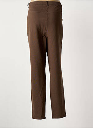 Pantalon droit stretch taille normale marron BRANDTEX femme