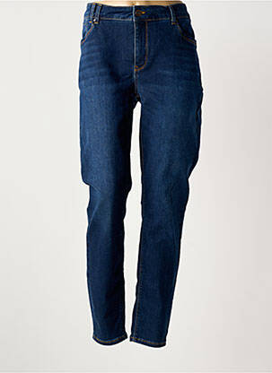 Jeans coupe droite stretch taille normale bleu COPENHAGEN femme