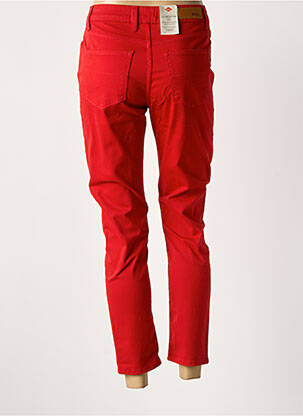 Pantalon 7/8 stretch taille normale rouge LEE COOPER femme