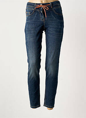 Jeans coupe slim stretch taille normale bleu CECIL femme