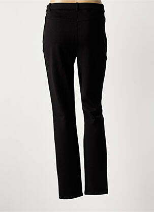 Pantalon slim tissage popeline taille normale noir BRANDTEX femme