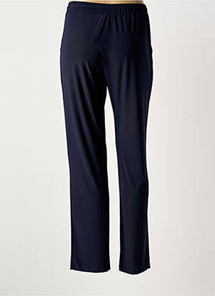 Pantalon droit stretch taille normale bleu GEISHA femme