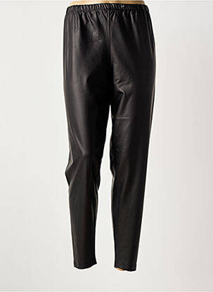 Legging tissage simili-cuir taille normale noir FRANCK ANNA femme